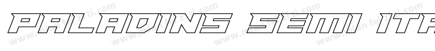 Paladins Semi Italic字体转换